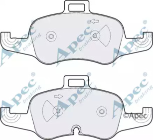APEC BRAKING pad2073 -  Комплект тормозных колодок, дисковый тормоз